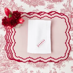 Mrs. Alice Placemats|Valerie Pink Placemats (Set Of 4)