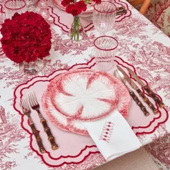 Mrs. Alice Placemats|Valerie Pink Placemats (Set Of 4)