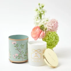 Mrs. Alice Scented Candles|Velvet Oak Scented Candle & Pot Set
