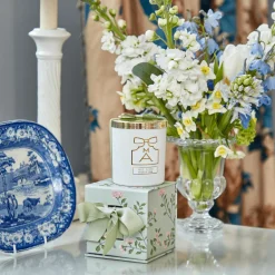 Mrs. Alice Scented Candles|Velvet Oak Scented Candle & Pot Set