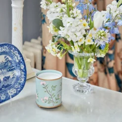 Mrs. Alice Scented Candles|Velvet Oak Tole Candle Pot