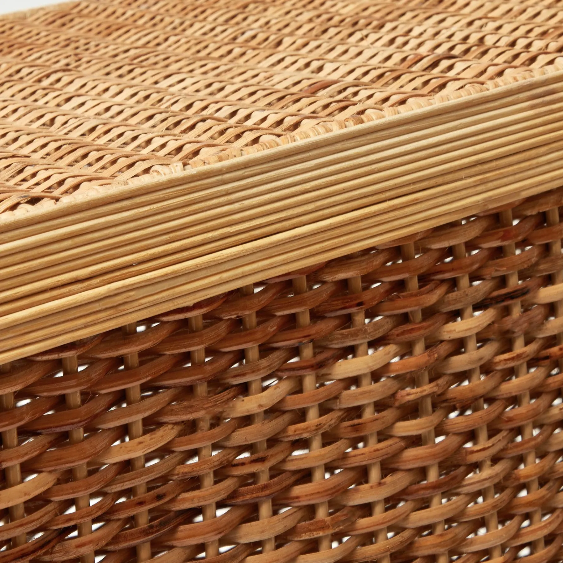 Mrs. Alice Rattan Furniture|Vivienne Rattan Scalloped Console Table