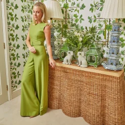 Mrs. Alice Tables|Vivienne Rattan Scalloped Console Table