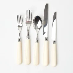 Mrs. Alice Cutlery Sets|White Ivory Cutlery (5 Piece)