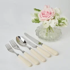 Mrs. Alice Cutlery Sets|White Ivory Cutlery (5 Piece)