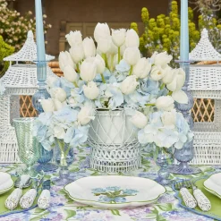 Mrs. Alice Vases|White Metal Planter