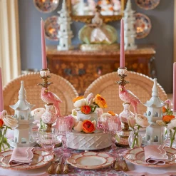 Mrs. Alice Pagodas & Lanterns|White Porcelain Pagoda