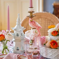 Mrs. Alice Decoration Sets|White Porcelain Pagoda Decoration Set