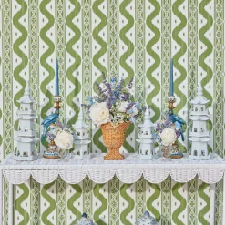 Mrs. Alice Decoration Sets|White Porcelain Pagoda Decoration Set