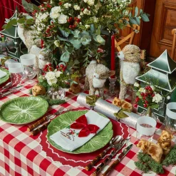 Mrs. Alice Glassware Sets|White Ribbon Water & Wine Glassware Set