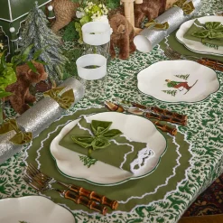 Mrs. Alice Glassware Sets|White Ribbon Water & Wine Glassware Set