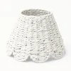 Mrs. Alice Lamps & Lighting|White Seagrass Lampshade