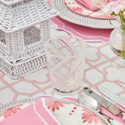 Mrs. Alice Glasses|White Swirl Outdoor Glasses (Set Of 6)