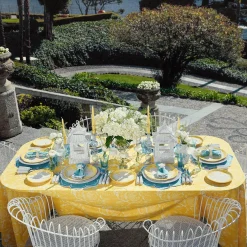 Mrs. Alice Dinner Plates|Yellow Capri Lettuce Dinner Plates (Set Of 4)