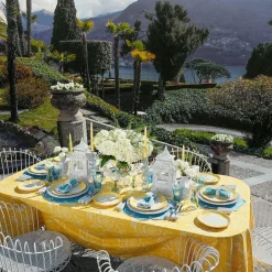 Mrs. Alice Crockery Sets|Yellow Capri Lettuce Dinner Plates (Set Of 4)