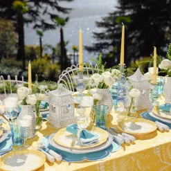 Mrs. Alice Dinner Plates|Yellow Capri Lettuce Dinner Plate