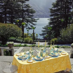 Mrs. Alice Dinner Plates|Yellow Capri Lettuce Dinner Plate