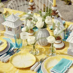 Mrs. Alice Starter Plates|Yellow Capri Lettuce Starter Plates (Set Of 4)