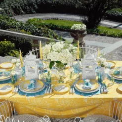 Mrs. Alice Starter Plates|Yellow Capri Lettuce Starter Plates (Set Of 4)