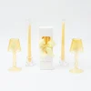 Mrs. Alice Pagodas & Lanterns|Yellow Melograno Candlescape