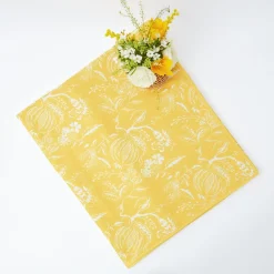 Mrs. Alice Tablecloths|Yellow Melograno Tablecloth