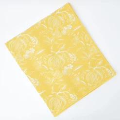 Mrs. Alice Tablecloths|Yellow Melograno Tablecloth