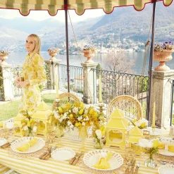 Mrs. Alice Pagodas & Lanterns|Yellow Pagoda Lantern