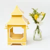 Mrs. Alice Candle Holders|Yellow Pagoda Lantern