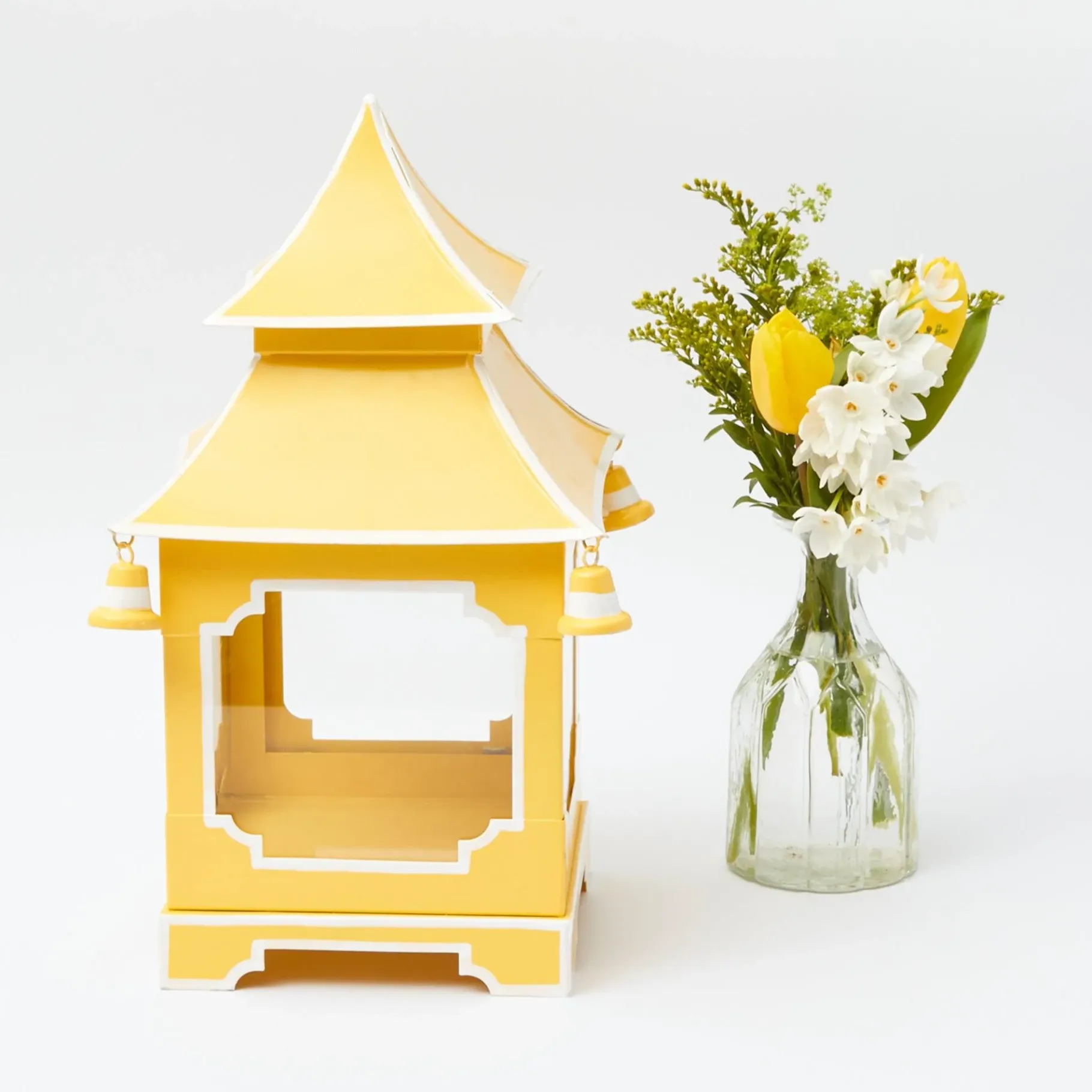 Mrs. Alice Candle Holders|Yellow Pagoda Lantern