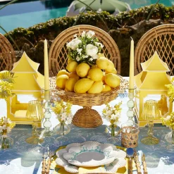 Mrs. Alice Candle Holders|Yellow Pagoda Lantern