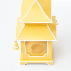 Mrs. Alice Pagodas & Lanterns|Yellow Pagoda Lantern Set