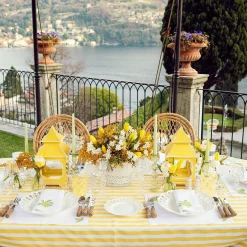 Mrs. Alice Glasses|Yellow Swirl Outdoor Glasses (Set Of 6)